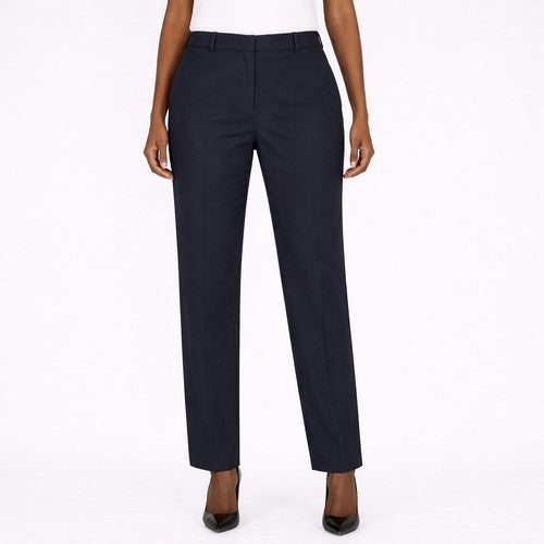 Straight Leg Heavy Jersey Dress Pant in Black