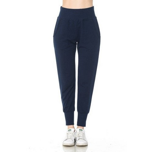 72957 French Terry High Waist Joggers in Eclipse