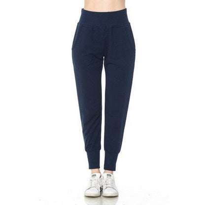 72957 French Terry High Waist Joggers in Eclipse