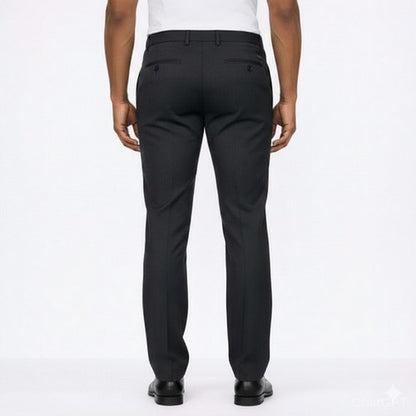 Marks & Spencer Wool Blend Work Pants in Black