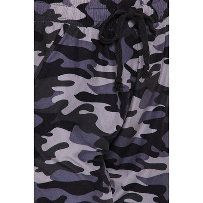 Brushed Jogger in Grey Camo