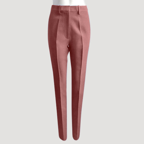 Cigarette Leg Dress Pants in Dusty Pink