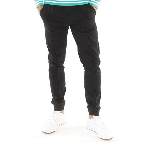 Threadbare Metro Chino Jogger Pants in Black