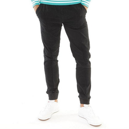 Threadbare Metro Chino Jogger Pants in Black