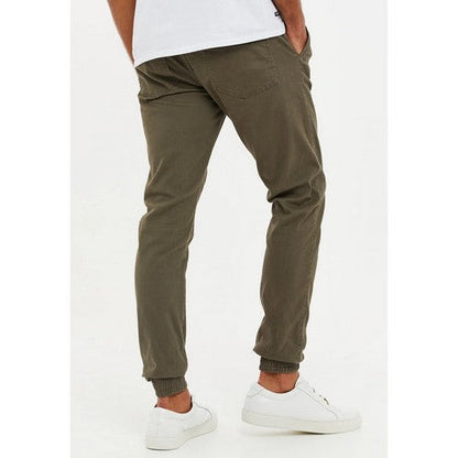 Threadbare Metro Chino Jogger Pants in Olive