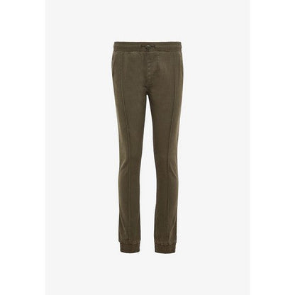 Threadbare Metro Chino Jogger Pants in Olive