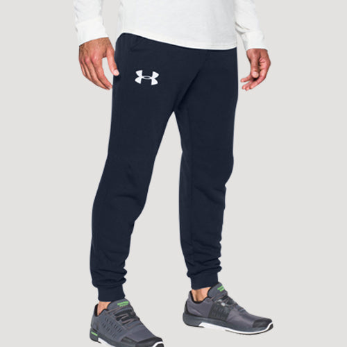 Under Armour Rival Fleece Jogger in Navy