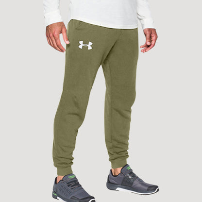 Under Armour Rival Fleece Jogger in Olive