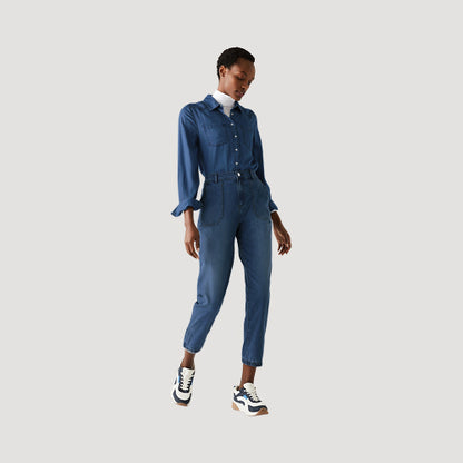 Marks & Spencer Denim Jogger in Indigo