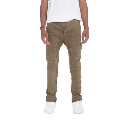 JLP3013nP102-C815C Zip Detail Skinny Jeans in Brown