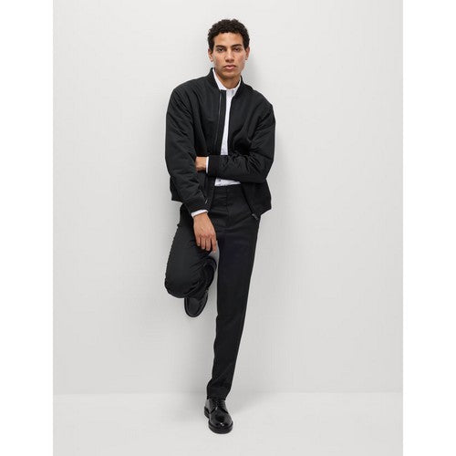 Marks & Spencer Slim Fit Smart Stretch Dress Pants in Black