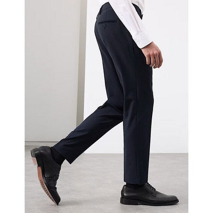 Marks & Spencer Slim Fit Performance Stretch Dress Pants in Navy