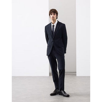 Marks & Spencer Slim Fit Performance Stretch Dress Pants in Navy