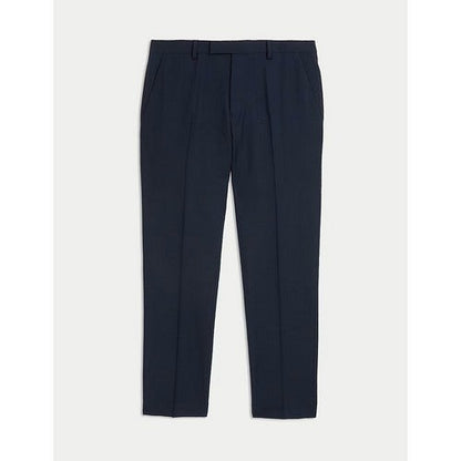 Marks & Spencer Slim Fit Performance Stretch Dress Pants in Navy