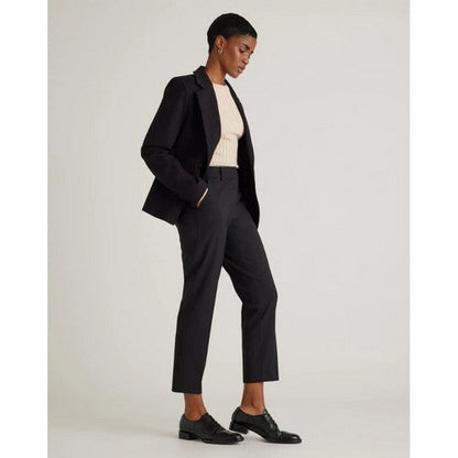 H&M Kul Clothing Linen Blend Slim Fit Dress Pants in Black