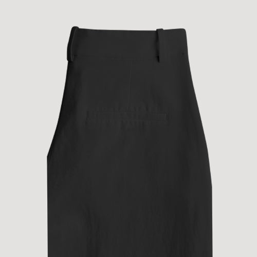 H&M Wide Leg Linen Pants in Black