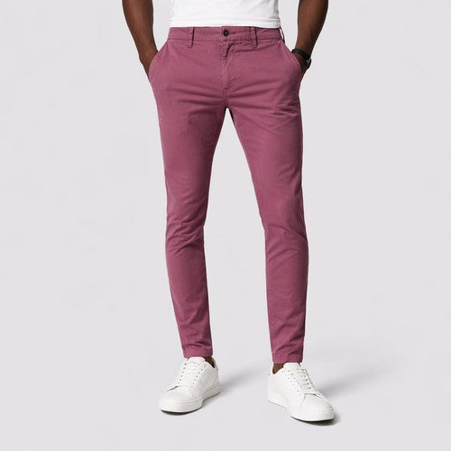 Marks & Spencer Cotton Rich Stretch Chino in Raspberry
