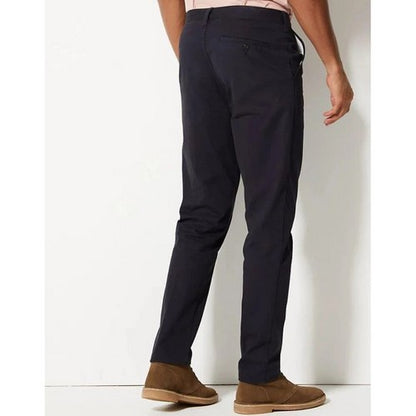 Marks & Spencer Pure Cotton Chino in Navy