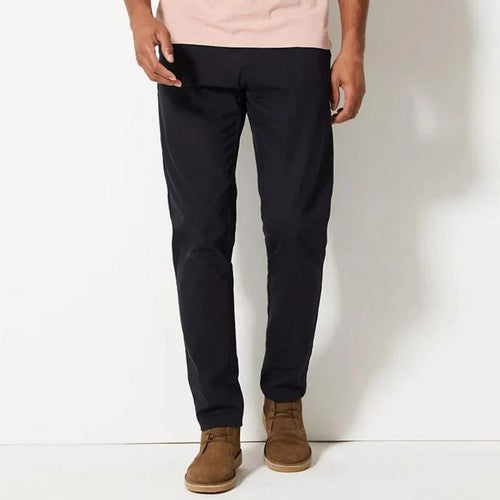 Marks & Spencer Pure Cotton Chino in Navy