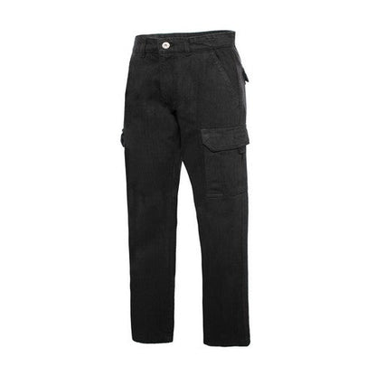 HF-2022 Classic Cargo Jeans in Black