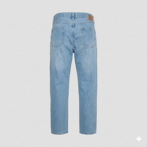 Generation XYZ Classic 5-Pocket Straight Heavyweight Jeans in Light Blue