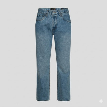 Generation XYZ Classic 5-Pocket Straight Heavyweight Jeans in Stonewash