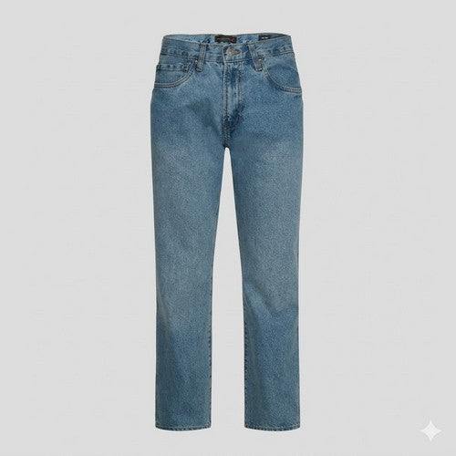 Generation XYZ Classic 5-Pocket Straight Heavyweight Jeans in Stonewash