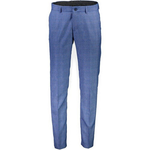 Antique Rogue Slim Fit Plaid Dress Pant in Sky Blue