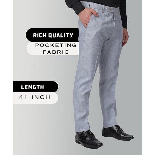 Farah Slim Fit Plaid Dress Pants in in Sky Blue