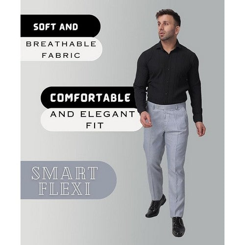 Farah Slim Fit Plaid Dress Pants in in Sky Blue