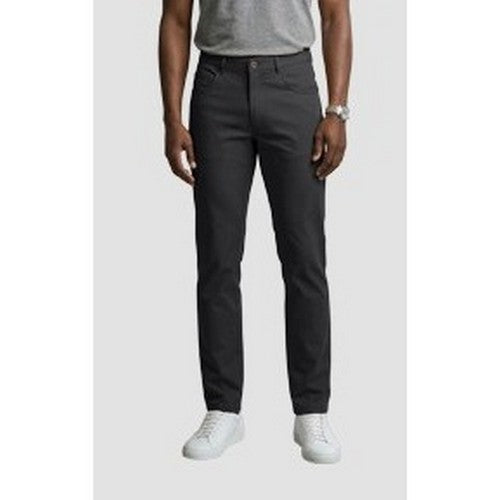 VIP Collection Wings Slim Fit Smooth Dressy Jeans in Black