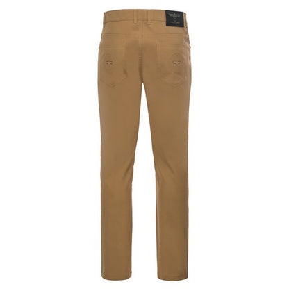 VIP Collection Wings Slim Fit Smooth Dressy Jeans in Khaki