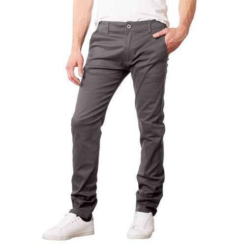 GMCP-600 Genuine Slim Fit Stretch Cotton Chino in Grey