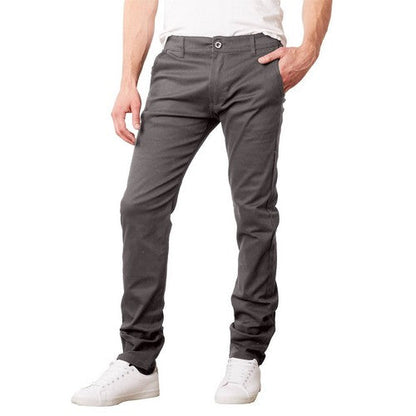 GMCP-600 Genuine Slim Fit Stretch Cotton Chino in Grey
