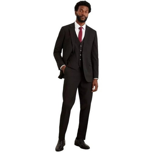Burton Tailored Fit Dress Pants in Black