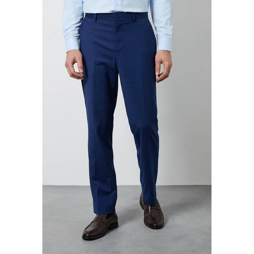 C127-141 Burton Tailored Fit Dress Pants in Blue