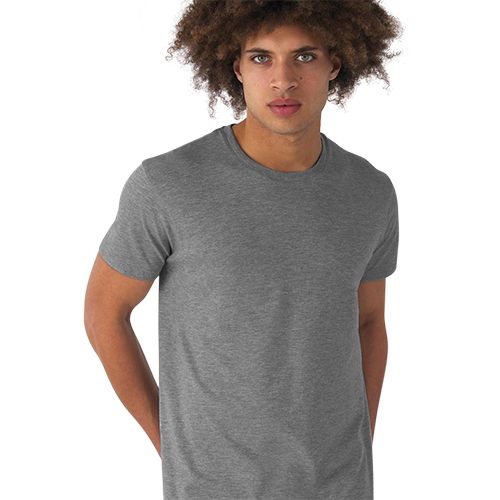 B&C Crew Neck Jersey in Dark Heather Grey