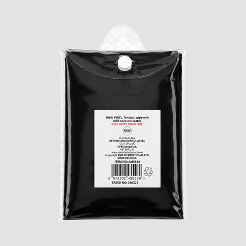 Coco & Gray Adult Reusable Rain Poncho-In-Case in Black