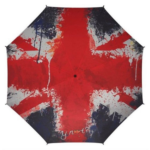Y-Not UK Paint Flag Union Jack Automatic Umbrella