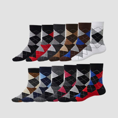 Lords Argyle Dress Socks (3-Pair Pack)