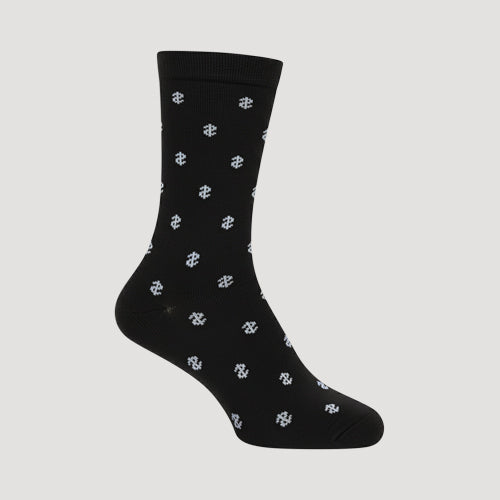 Lords Design Dress Socks (3-Pair Pack) in Navy & Black