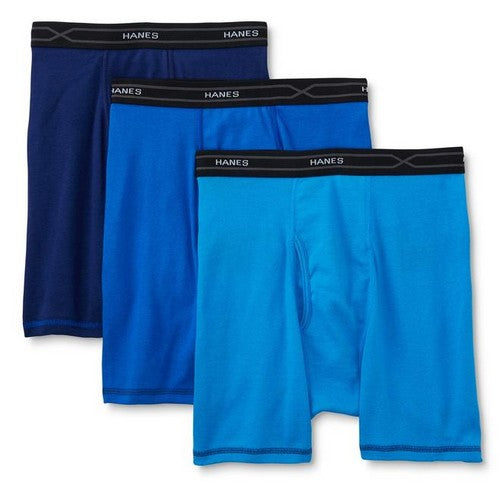 Hanes Cool Comfort Tagless Boxer Briefs 3-Pack