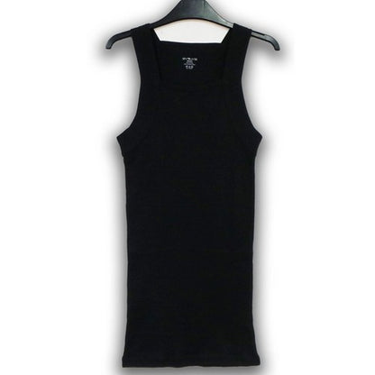 Evolve Cotton Muscle Vest in Black