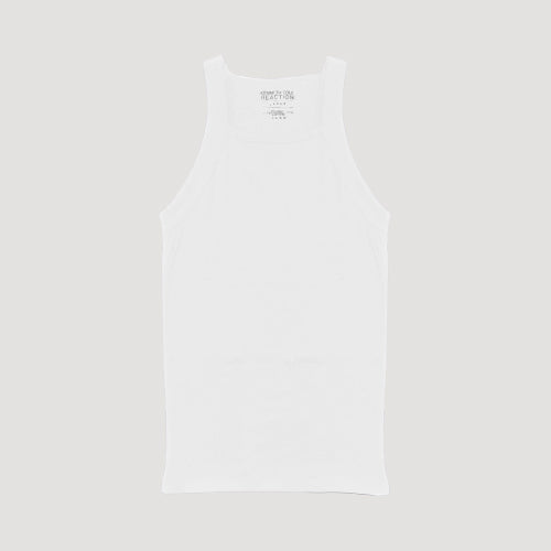 Kenneth Cole Reaction Rib Muscle Vest in White