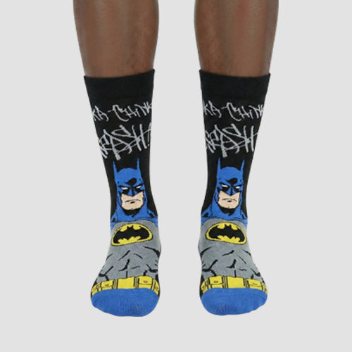 Official DC Batman Fun Socks 1pr in Black