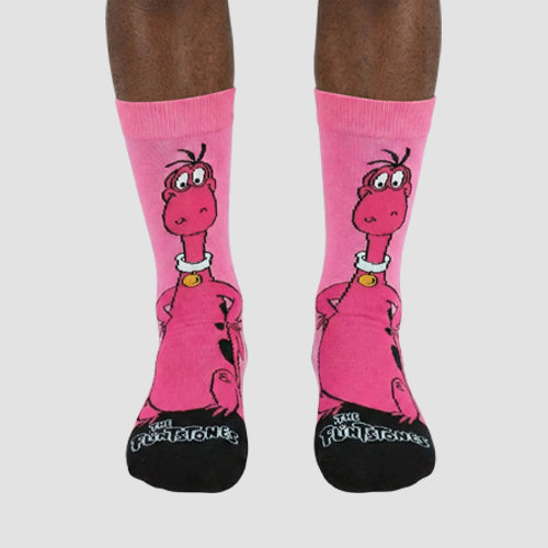 Official Flintstones Fun Socks 1pr in Pink