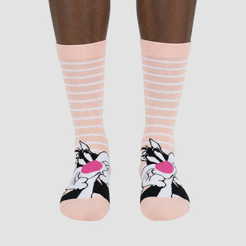 29669 Official Looney Tunes Fun Socks 1pr in Sylvester The Cat