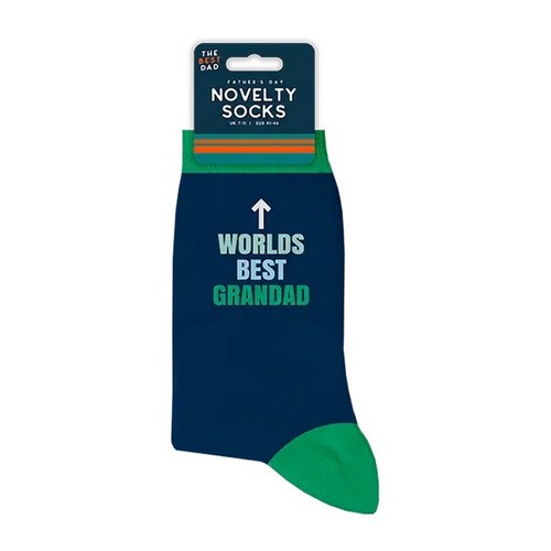 FAT12978 World's Best Grandad Dress Socks 1pr