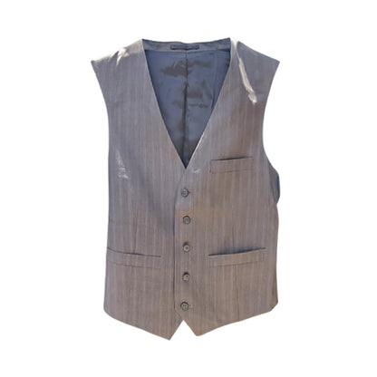 French Connection Pinstripe Waistcoat in Grey