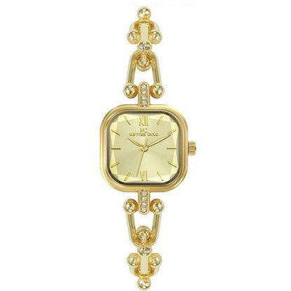 5697 Montres Carlo Horsebit Bracelet Watch in Gold